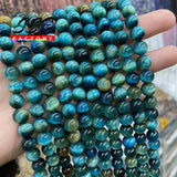 4A Tiger Eye Stone Beads Round Spacer Beads for Jewelry Making 15''