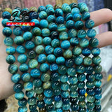 4A Tiger Eye Stone Beads Round Spacer Beads for Jewelry Making 15''