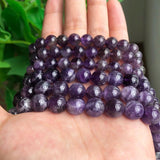 Purple Amethysts Loose Beads for Jewelry Making 4-12mm