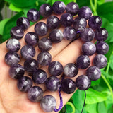 Purple Amethysts Loose Beads for Jewelry Making 4-12mm