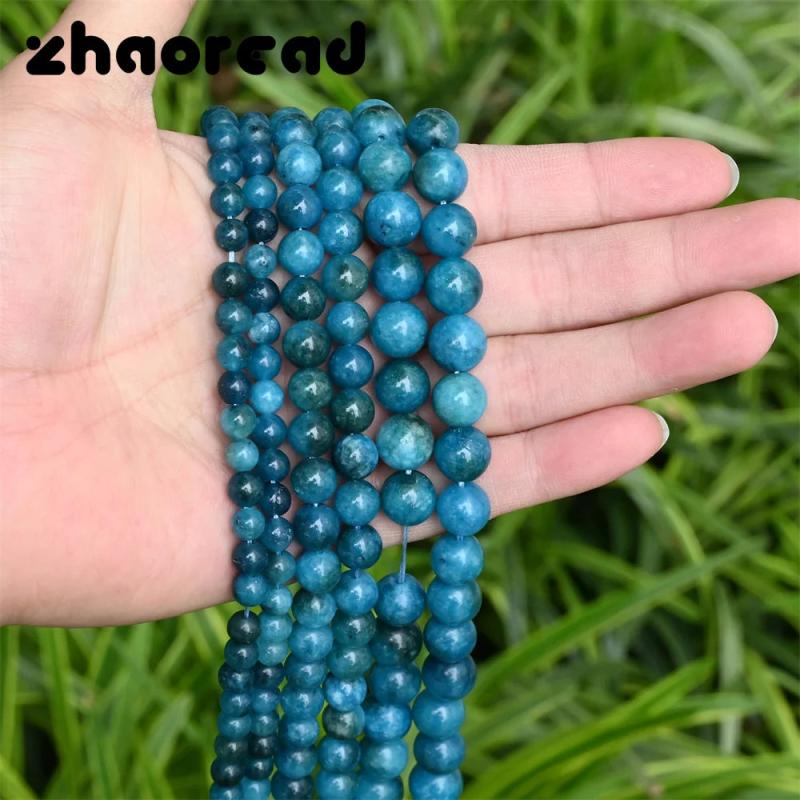 Natural Apatite Round Spacer Beads 6 8 10mm