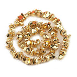 4~10mm Hematite Gravel Stone Spacer Beads Silver Plated for Jewelry Making DIY