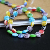 6-12mm Lampwork Glass Beads With Circles Mix - Colorful Beads for Jewelry Making