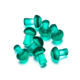 5pcs/lot Colorful Lampwork Mushroom Beads 22x16mm for Jewelry Making