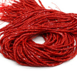 Natural Stone Red Coral Spacer Beads for Jewelry Making DIY Necklace Bracelet