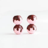 20Pcs Macaron Round Beads 16mm Hemu Printing Beads Toys DIY Children's