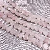 40pcs Rose Quartz Heart Shape Agates DIY Jewelry Beads 10mm