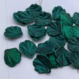 50pcs Plastic Leaf Glossy Resin Jewelry Beads Women's Earrings