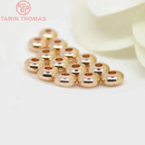 20PCS 24K Plated Brass Wheel Spacer Beads DIY Jewelry Accessories