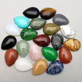 Natural Water Drop Cabochons Rose Quartz Lapis lazuli Tigereye
