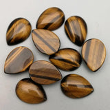 Natural Water Drop Cabochons Rose Quartz Lapis lazuli Tigereye