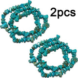 2pcs Natural Stone Beads Agates Crystal Apatite Amethysts for Jewelry Making