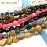 12mm Natural Stone Agate Turquoise Round Beads for Jewelry Making