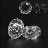 20Pcs Red Crystal Glass Big Hole Beads 8x14mm Spacer Large Hole Beads