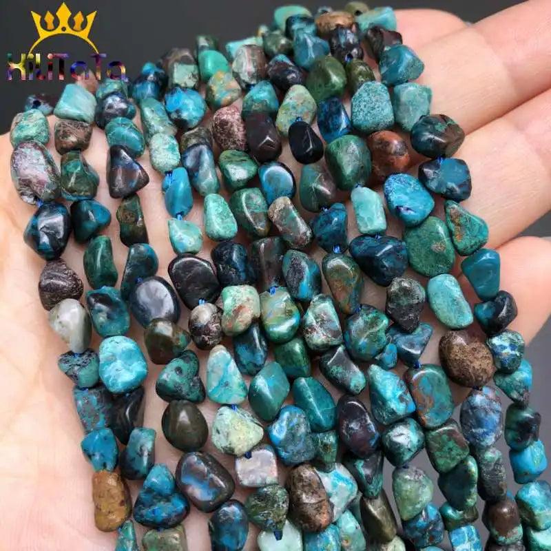 5-8mm Phoenix Turquoise Stone Beads for Jewelry Making 15''