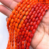 Natural Sea Bamboo Red Coral Loose Beads DIY Jewelry Making