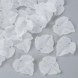 100pcs Leaf Pendants for DIY Jewelry Making