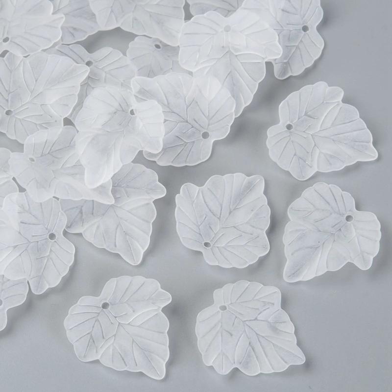 100pcs Leaf Pendants for DIY Jewelry Making