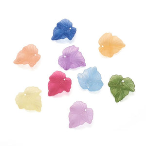 100pcs Leaf Pendants for DIY Jewelry Making