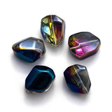 20pcs Colorful Crystal Irregular Beads For Accessories Bracelet DIY EY6072