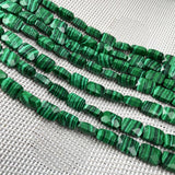 18pcs Natural Stone Beads Rectangular Shape for DIY Jewelry Necklace