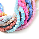 10mm Colored Shell Beads Irregular Square Spacer Beads