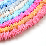 10mm Colored Shell Beads Irregular Square Spacer Beads