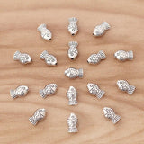 100 3D Fish Spacer Beads Charms for DIY Jewellery Making 9x5mm
