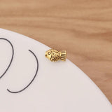 100 3D Fish Spacer Beads Charms for DIY Jewellery Making 9x5mm