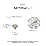 Prayer Cross Heart Charm for 3mm Bracelet Necklace Pendant Silver