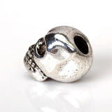 50pcs Large Hole Skull Spacer Beads for Jewelry Making