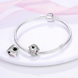 Silver House Charms for Bracelet Making DIY