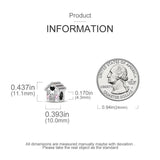 Silver House Charms for Bracelet Making DIY