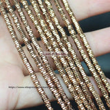 Natural Hematite Hexagonal Plate Spacer Beads for DIY Jewelry Making