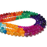 7 Chakras Dragon Vein Agate Stone Beads for Jewelry Making