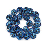 12mm Tree of Life Hematite Spacer Beads for Bracelet Making DIY