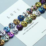 12mm Tree of Life Hematite Spacer Beads for Bracelet Making DIY