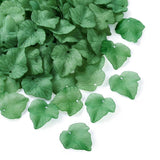 100Pcs Frosted Acrylic Grape Leaf Charms Pendants Jewelry DIY Earrings Findings