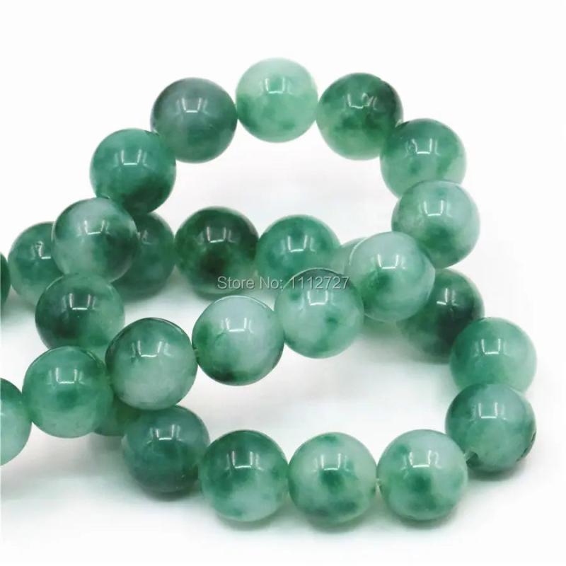 4-12mm Green Tourmaline Round Beads Ball Jewelry Making