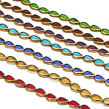 20pcs Colorful Loose Spacers Beads Water Drop Jewelry DIY