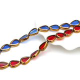 20pcs Colorful Loose Spacers Beads Water Drop Jewelry DIY