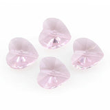 Austrian Crystal Heart Pendant 10/14mm Glass Bead