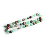 4 6 8 10mm Chrysoprase Jades Stone Beads for Jewelry Making DIY Bracelet 7.5in