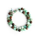 4 6 8 10mm Chrysoprase Jades Stone Beads for Jewelry Making DIY Bracelet 7.5in