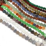 Natural Stone Star Shape Loose Bead String for Jewelry Making DIY