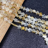 Natural Stone Star Shape Loose Bead String for Jewelry Making DIY