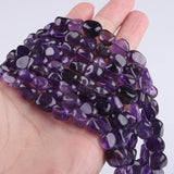 8-10mm Amethyst Beads DIY Bracelet Necklace Jewelry Making