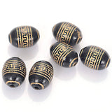 100 Pcs 10x13 MM Retro Acrylic Barrel Spacers Charms Beads For Jewelry Making