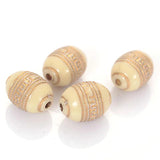 100 Pcs 10x13 MM Retro Acrylic Barrel Spacers Charms Beads For Jewelry Making