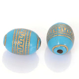100 Pcs 10x13 MM Retro Acrylic Barrel Spacers Charms Beads For Jewelry Making
